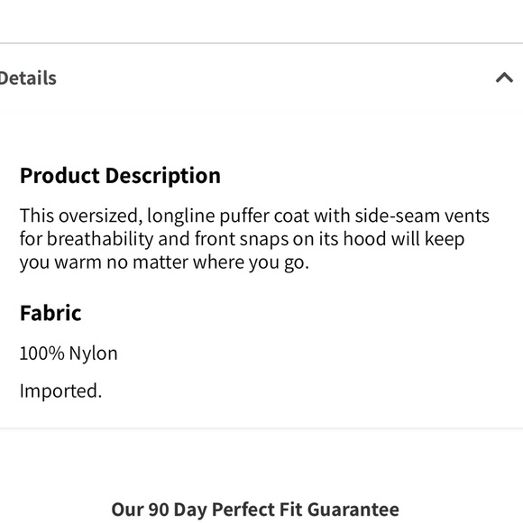 Fabletics Adeline Shine Oversized Long Puffer - Picture 12 of 13